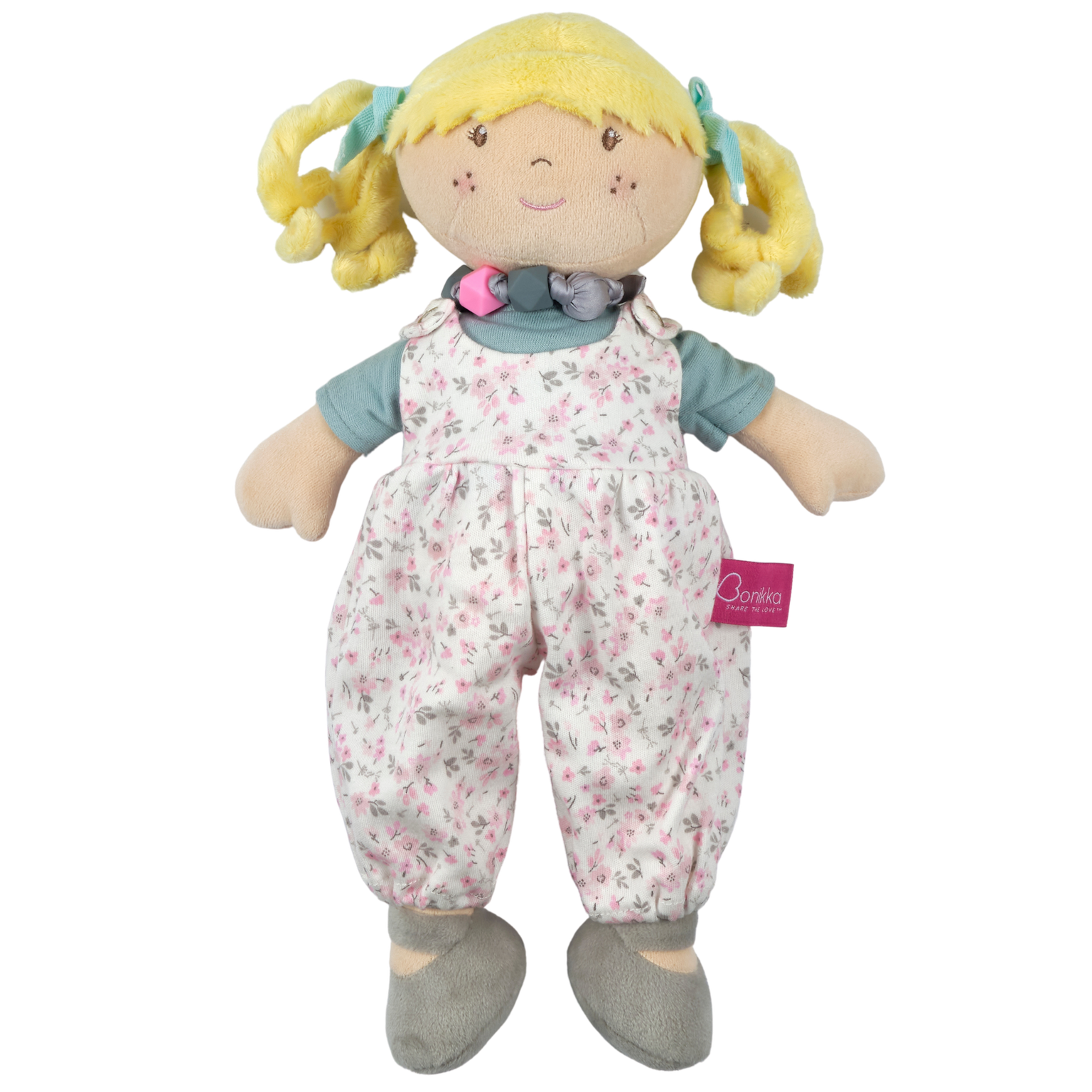 Tikiri Toys LLC - Wholesale Doll - Kids - Lucy with Friendship Bracelet in Flower Printed Outfit4