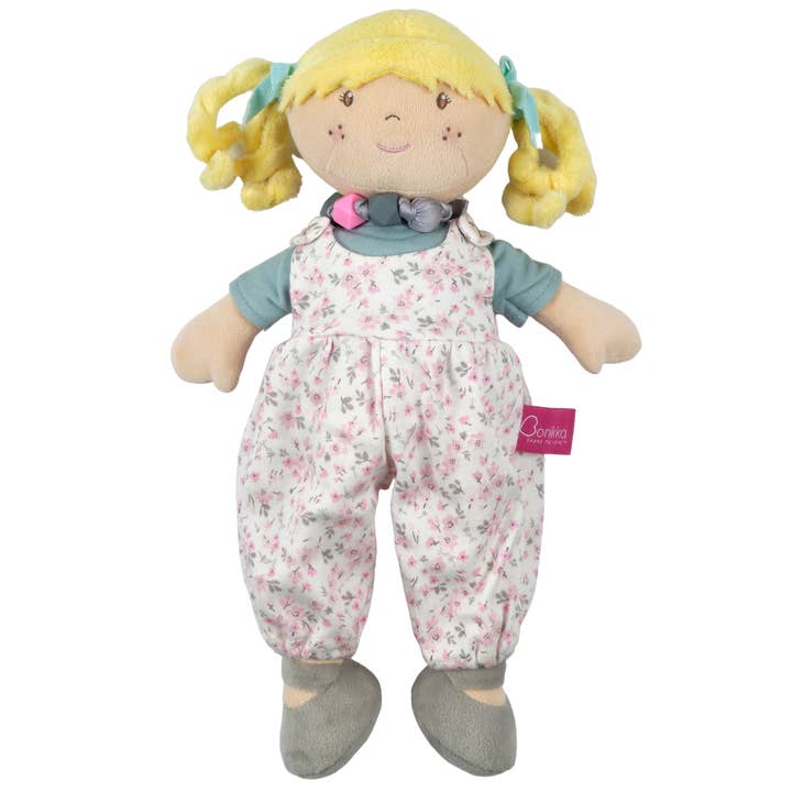 Tikiri Toys LLC - Wholesale Doll - Kids - Lucy with Friendship Bracelet in Flower Printed Outfit4