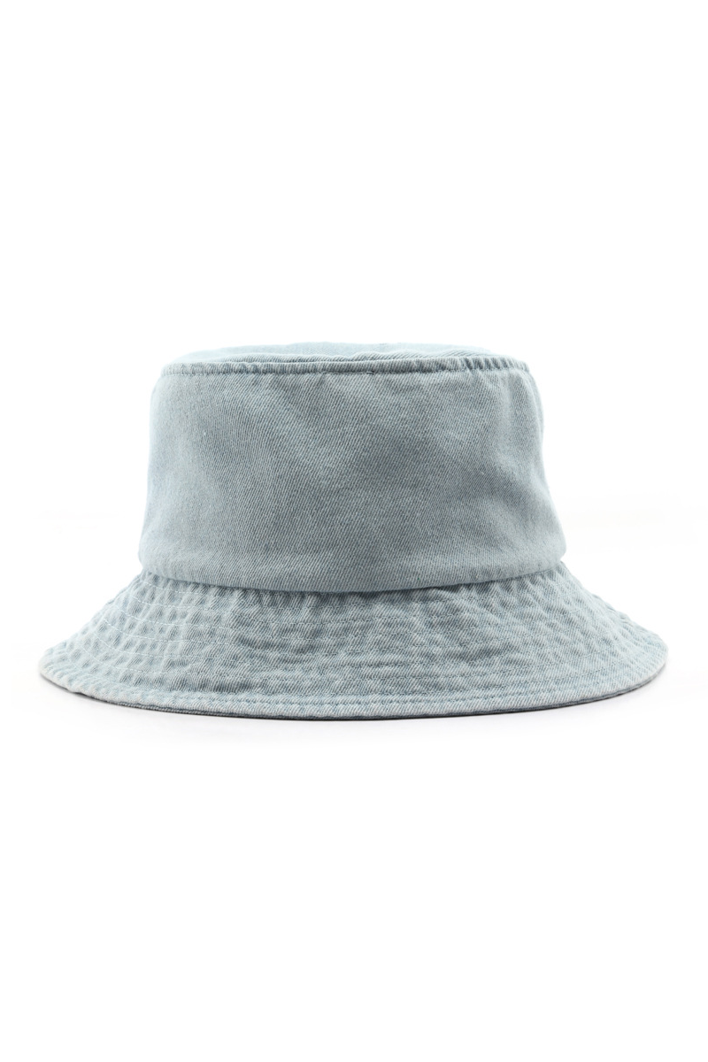 ACCITY - Wholesale Bucket Hat - Women's - WOMEN VINTAGE DENIM CASUAL BUCKET HAT_CWAH05101