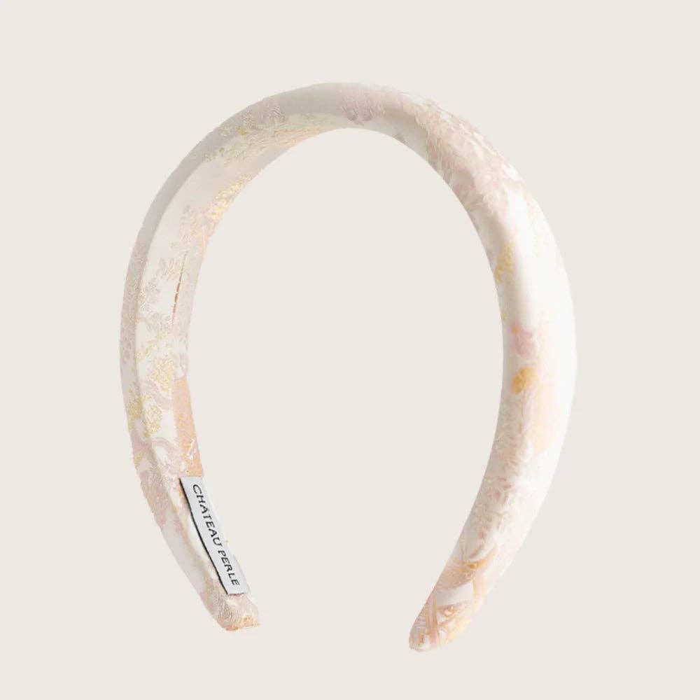 Chateau Perle - Wholesale Fashion Headband - Women's - Orchid Blush Silk Headband8