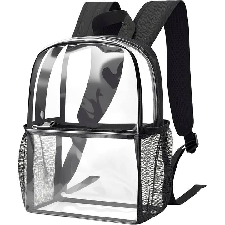 Galaxy By Harvic - Wholesale Backpack - Unisex - Classic 17 Inch Clear Backpack