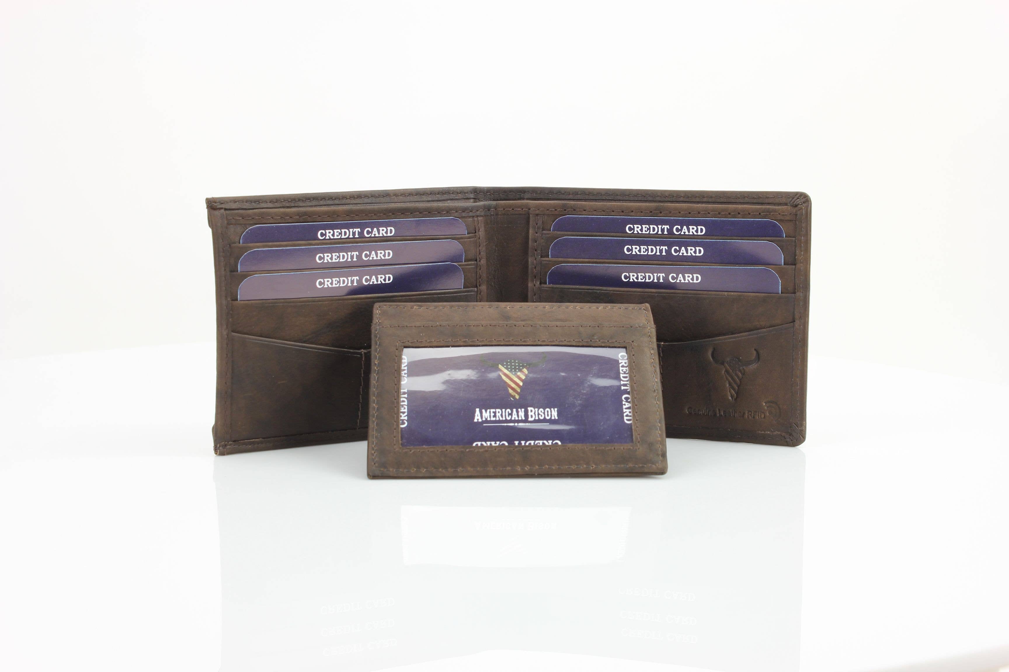 Leather Impressions Inc - Wholesale Wallet - Men's - Bifold Wallet w/ Removable Card Sleeve 1572511