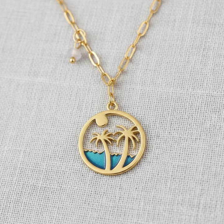 Tropische Kleurrijke Hanger Ketting voor wholesale door scentll jewelry