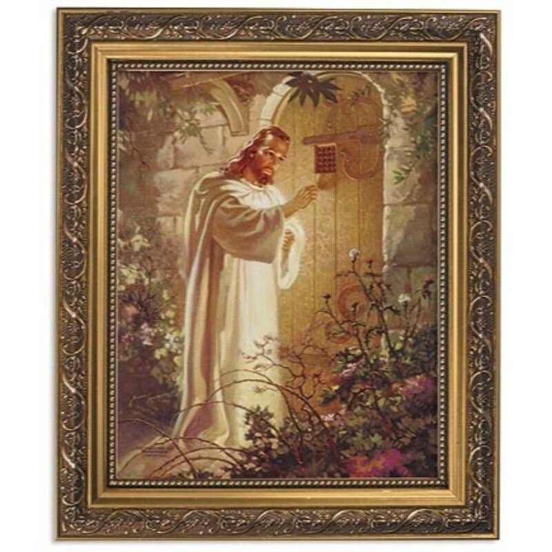 Christian Brands Catholic - Wholesale Art Print - Frm Prt 13" Sallman Christ Hrt0