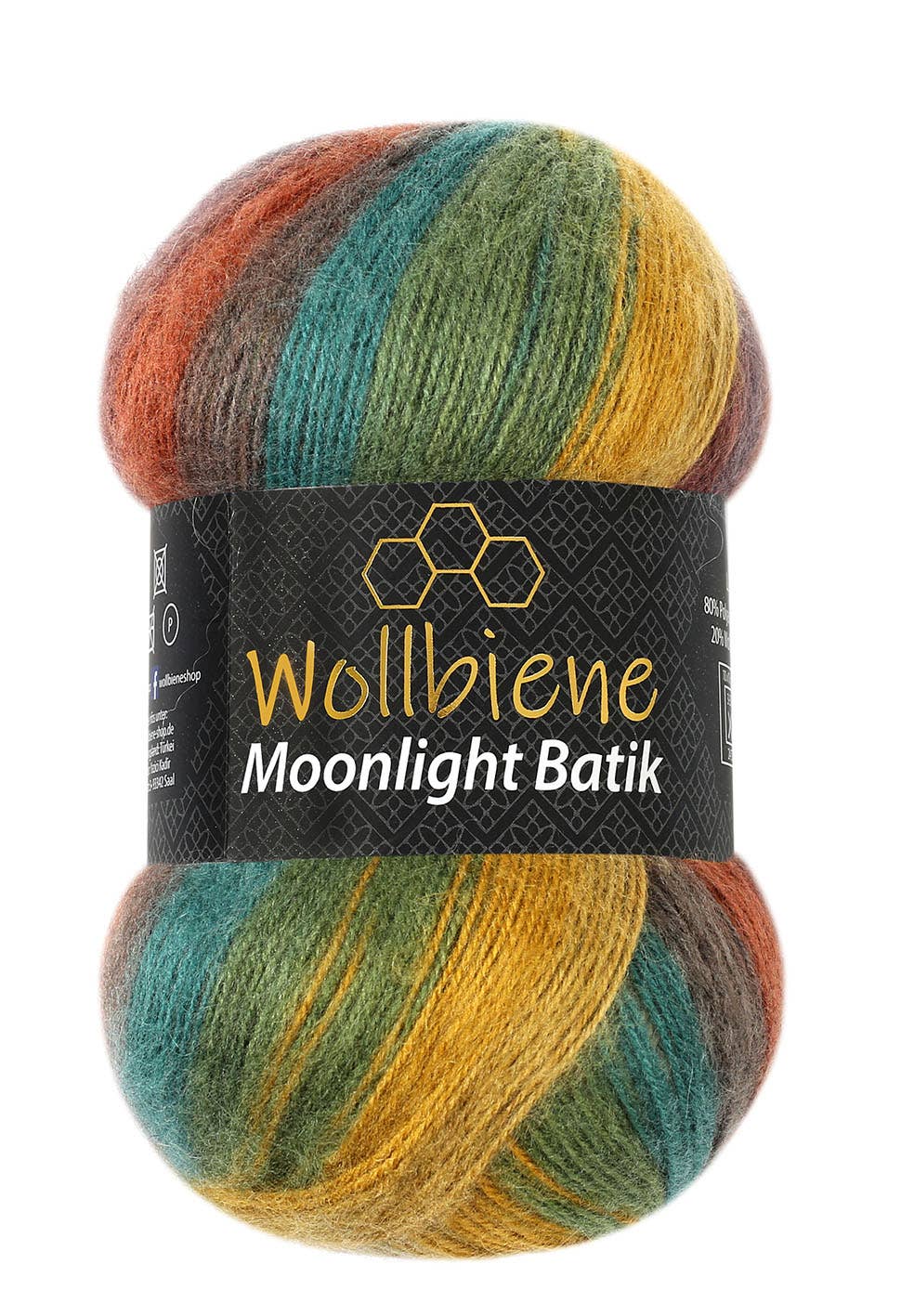 Wollbiene - Wholesale Yarn - Wool Bee Moonlight Batik Crochet Knitting Wool DIY2