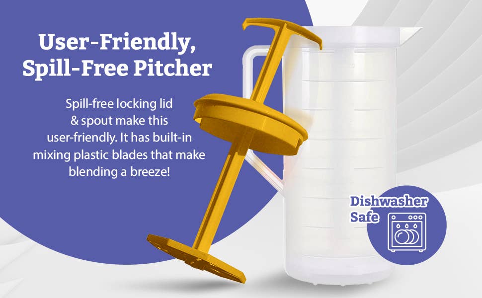 JBK Pottery – wholesale Pitcher – Mixing Pitcher - 2 Quart Capacity - Yellow11