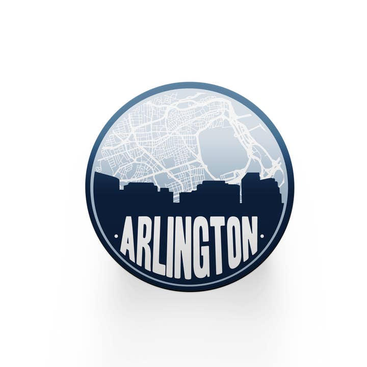 Paperfinch Design - Wholesale Coasters - Arlington Virginia set of 4 coasters | Multiple colors1
