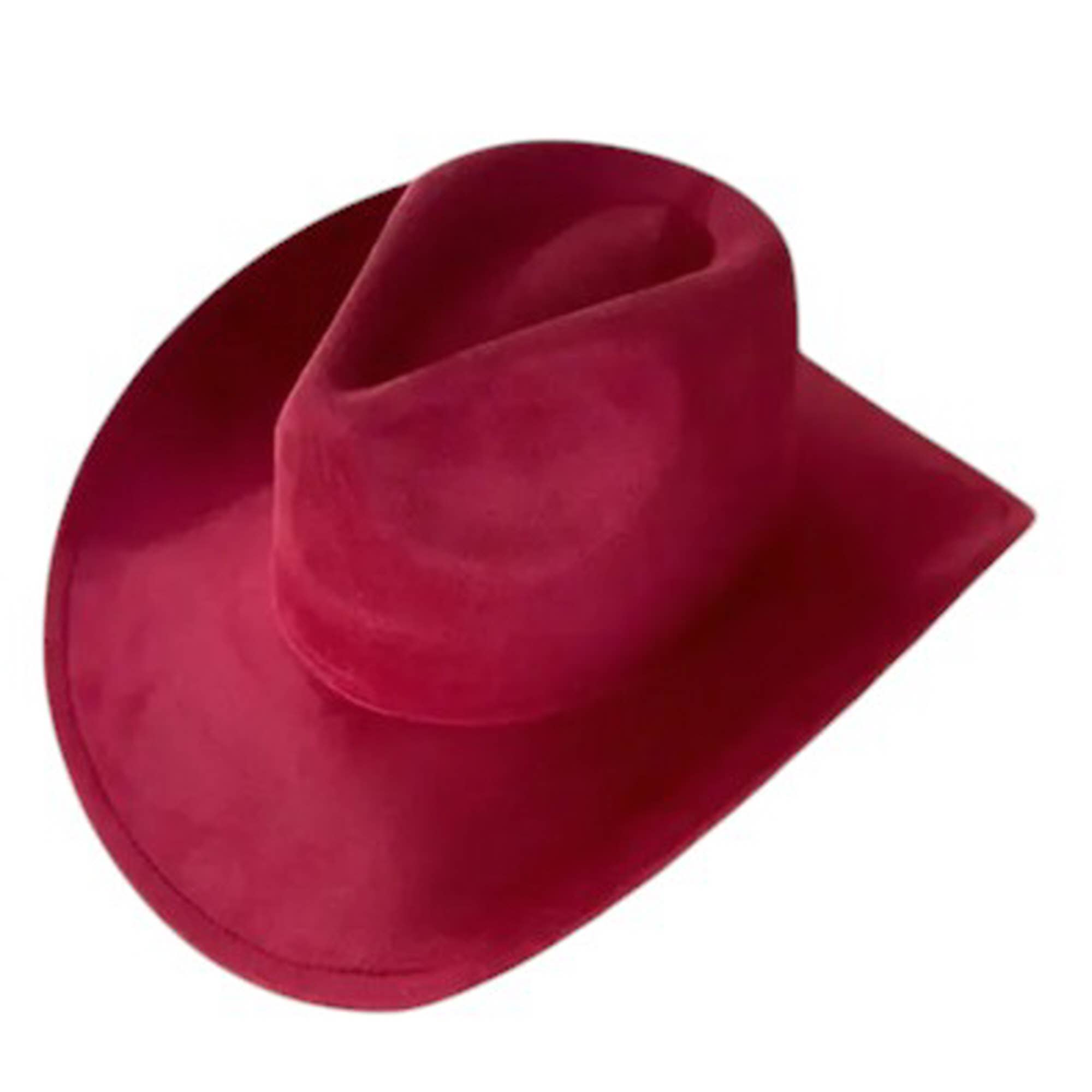 Portia Hat - Vendita all'ingrosso Cappello da cowboy - Unisex - Portia Hat Cappello cowboy in camoscio vegano alla moda - Best Seller1