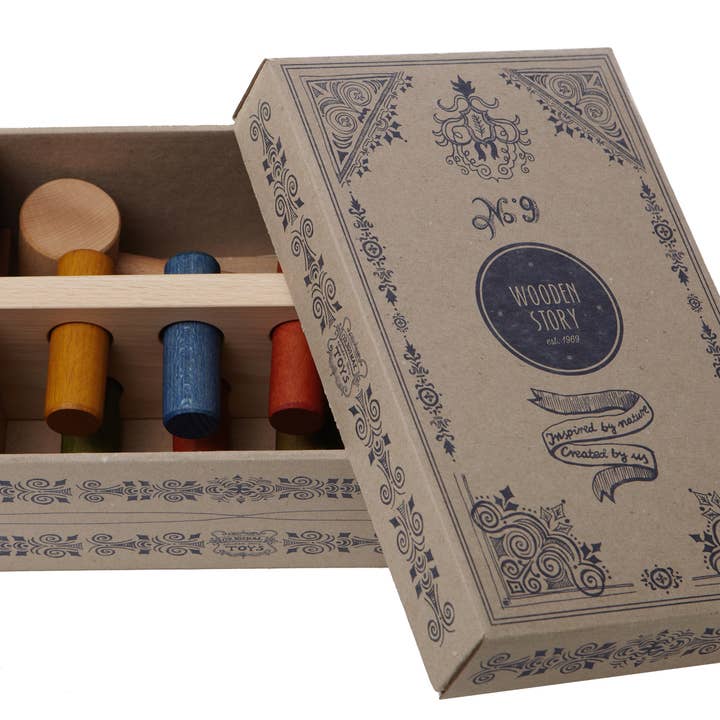 Wooden Story Sp. z o.o. - Wholesale Wood toy – Child - Rainbow pound -a- peg1