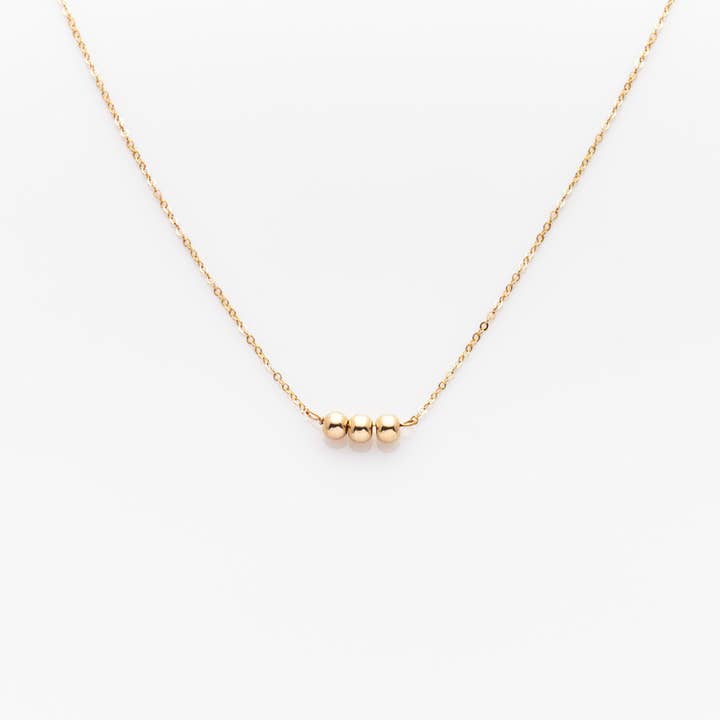 Three Dot Necklace for wholesale by Nashelle Jewelry