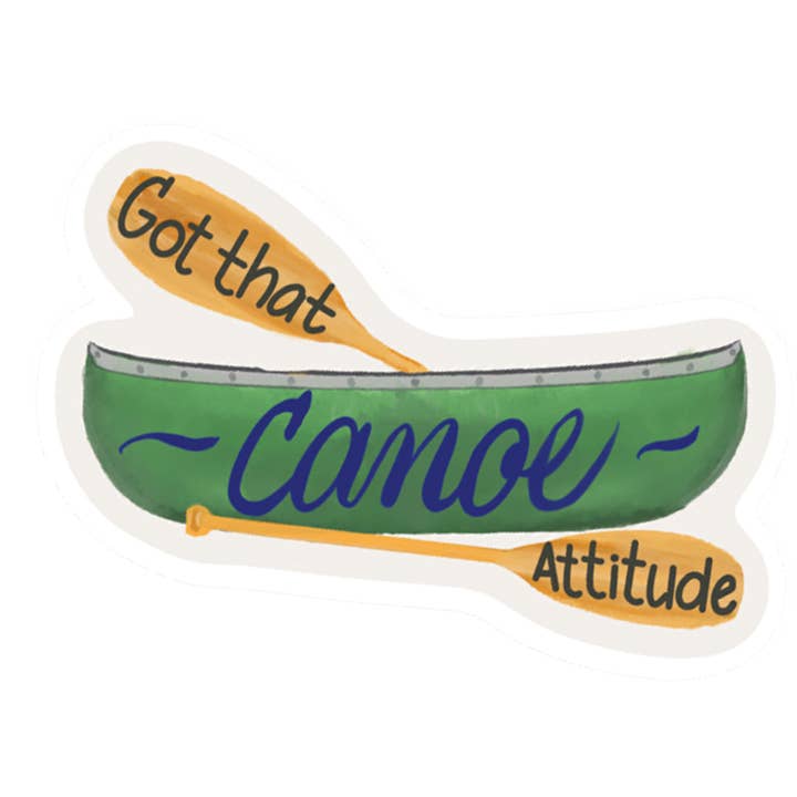 Canoe Sticker for wholesale by Magnolia Marks Studio