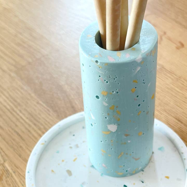 Vaso cilindro - Salvia para venta al por mayor de Kookie