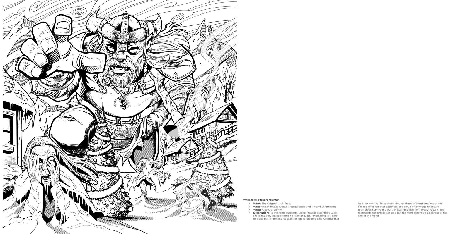 Simon & Schuster - Wholesale Coloring & Activity Book - Adult - Creepy Krampus Coloring Book by5