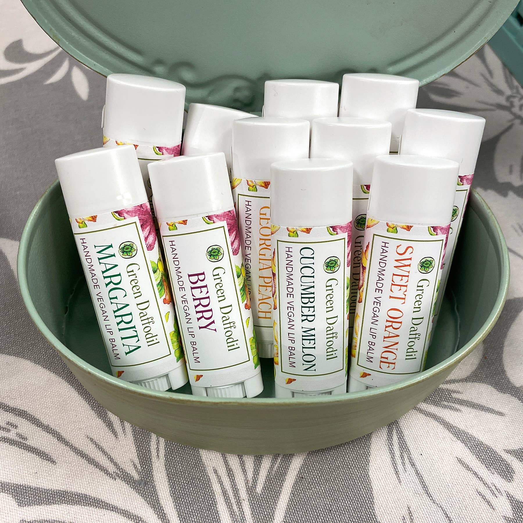 Green Daffodil Bath & Body - Wholesale Lip Balm - Lemon Lip Balm - Citrus Vegan3