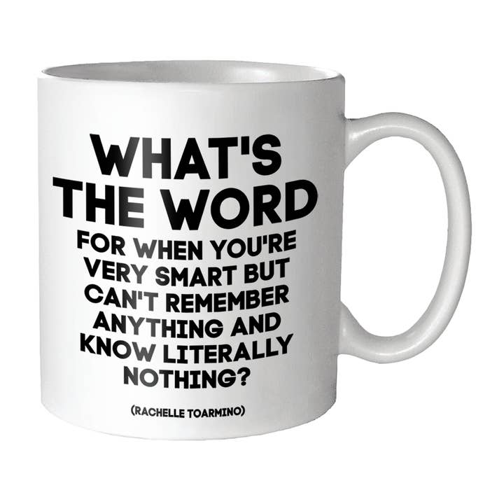 Quotable - Vente Tasse à café - Tasses - G382 - What's The Word (Rachelle Toarmino)