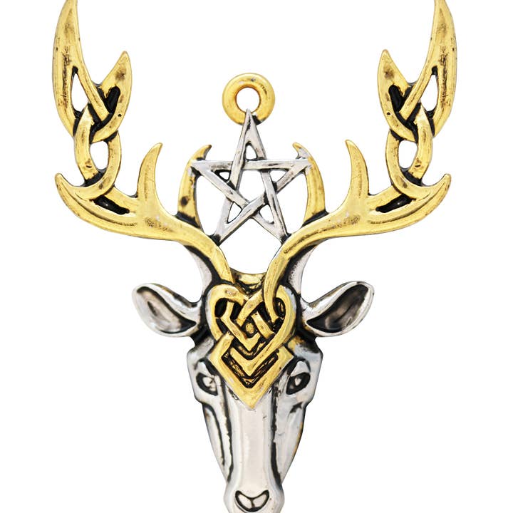 Beltane Stag - Mythic Celts Pendant Necklace for wholesale by Eastgate Resource