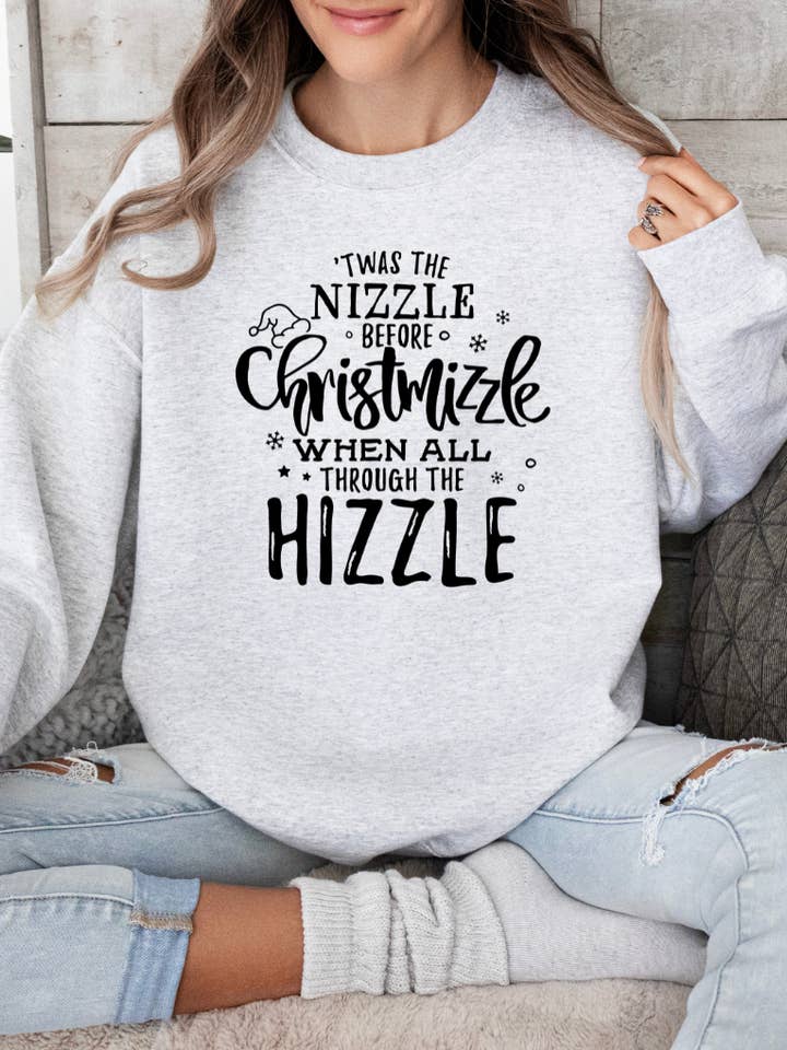 Christmas, Chris-Mizzle Crewneck - Christmas for wholesale by Laila M and Co