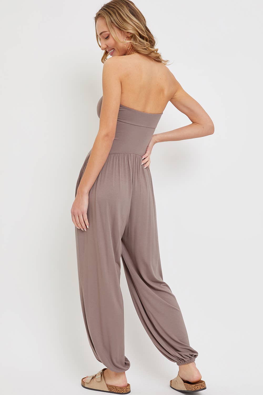 Sweet Lovely by Jen - Wholesale Jumpsuit - Women's - TUBE JERSEY DROP-WAIST ONE-PIECE  JUMPSUIT1
