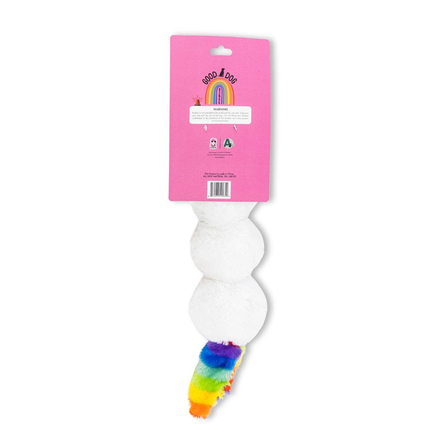 Jojo Modern Pets – Engroshandel Tøjdyr - Hund – Farverig enhjørning Magisk væsen, der knirker plyshundelegetøj3