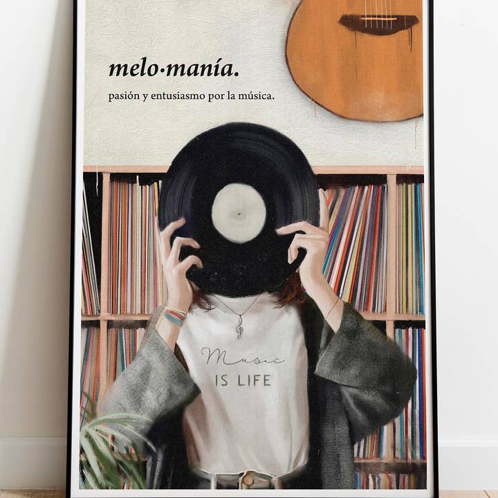 MENGANITAdecual - Wholesale Art Print - "Melomania" art print1