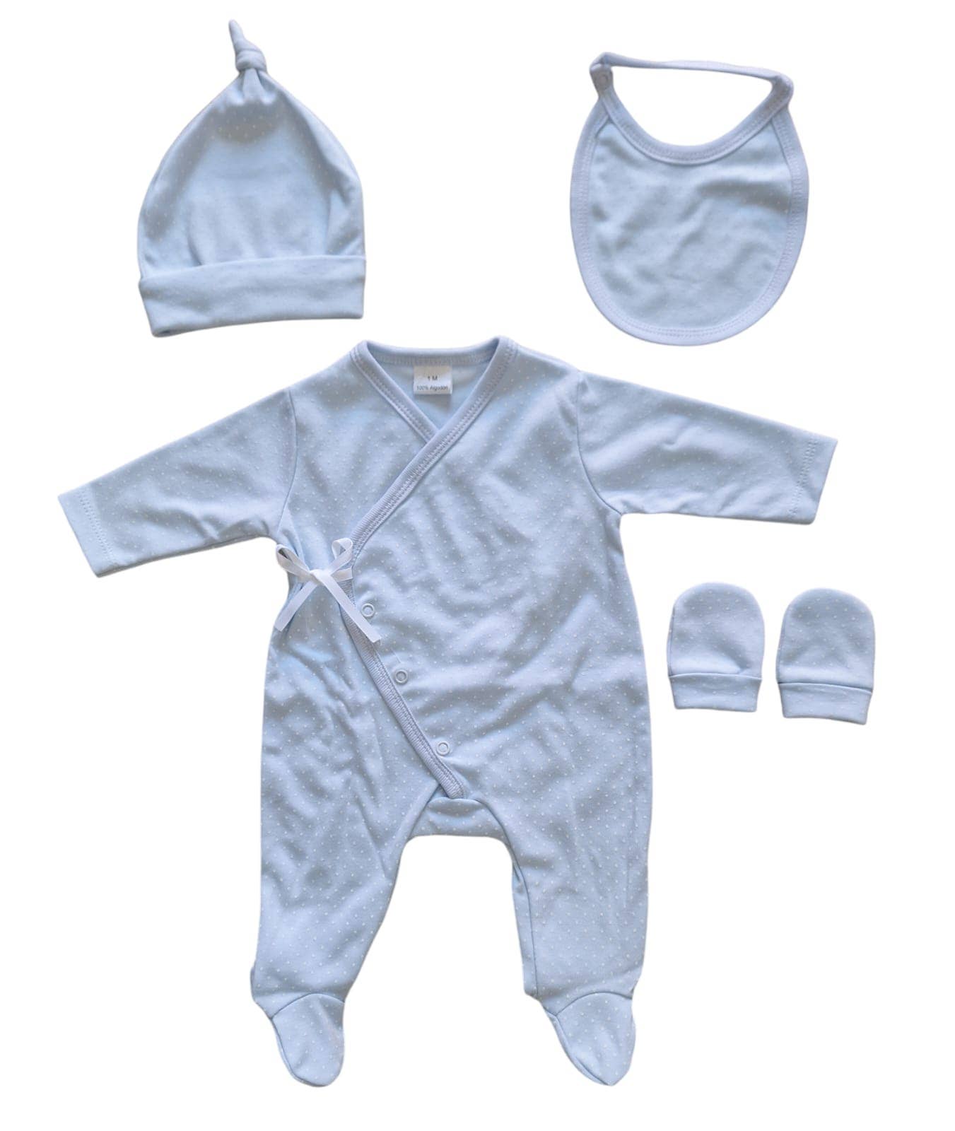 Cotton Socks - Wholesale Clothing Set - Baby - REF:15 SET 1ST OUTFIT WITHOUT CARD 4 PIECES0