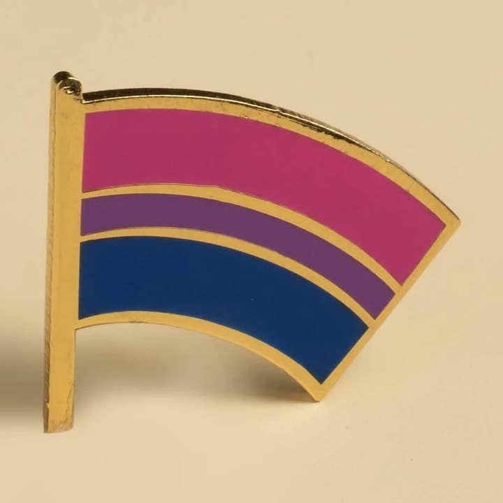 Dissent Pins - Wholesale Lapel Pin/Button - Bisexual Pride Flag Pin0