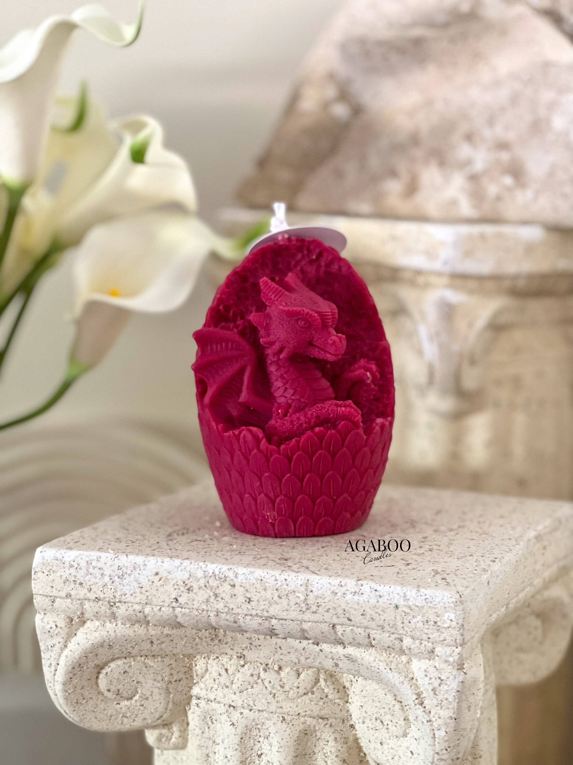 Agaboo Candle - Wholesale Novelty Candle - Dragon’s Egg Candle 4x3in - Animals4