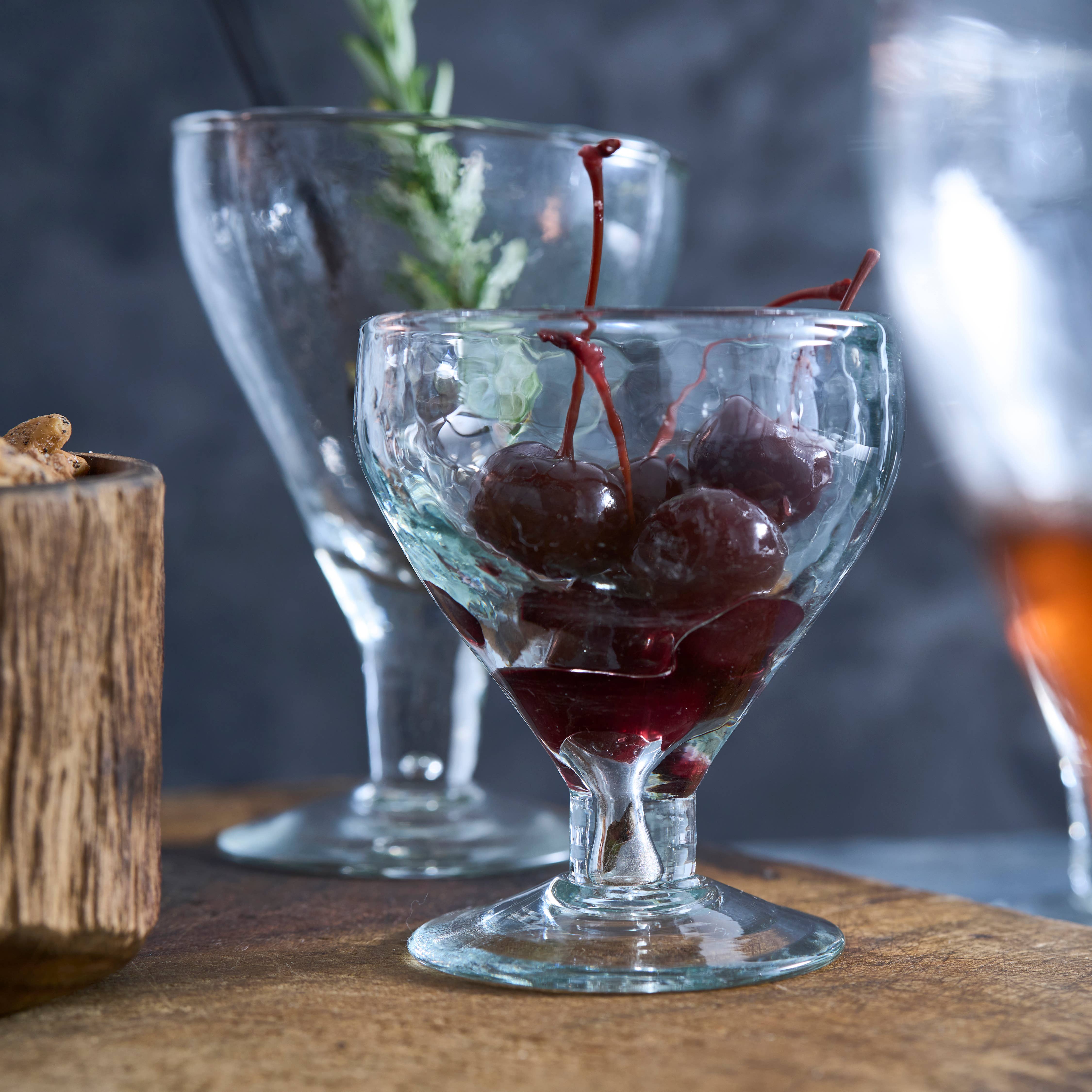 The Collective - Wholesale Cocktail/Liquor Glass - Pebbled Footed Glasses - Set of 42