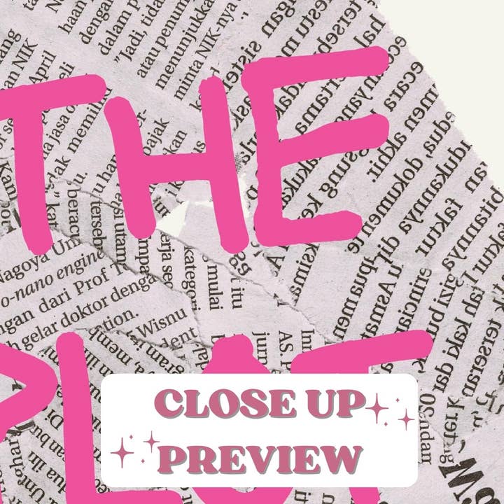 CLM Creative Studio - Wholesale Art Print - Do It For The Plot Retro Newspaper Pastel Wall Art Prints