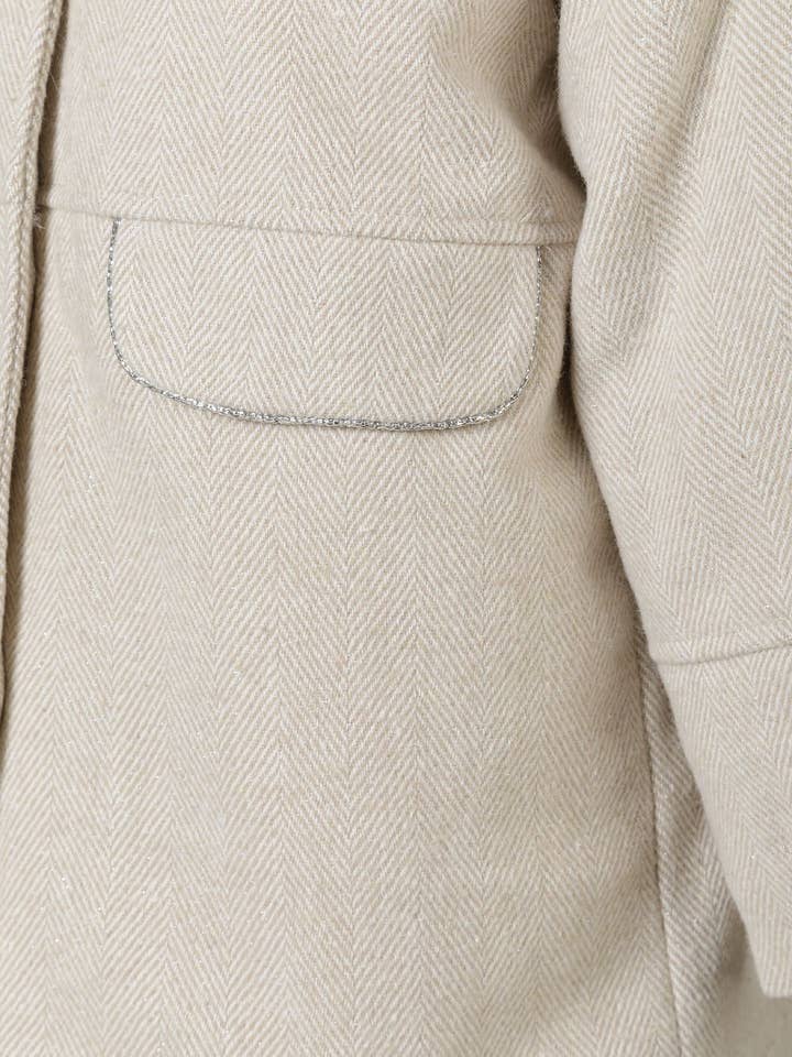 Mädchen-Steppjacke mit Wollmischung für den Großhandel von Minoti sp. z o.o.