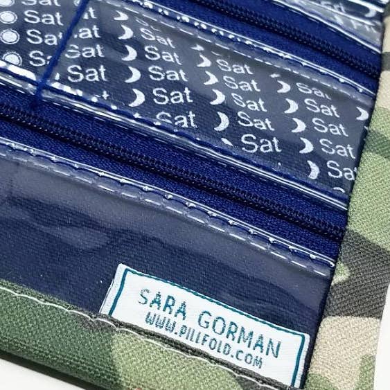 Clutch by Sara Gorman - Wholesale Pill Organizer - Pillfold™ XL Weekly Pill Organizer14