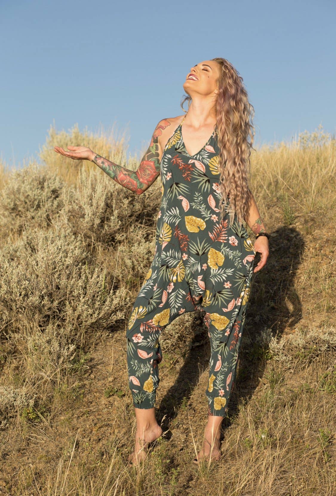 Buddha Pants - Wholesale Jumpsuit - Women's - Flower Harem Jumpsuits By Buddha Pants7