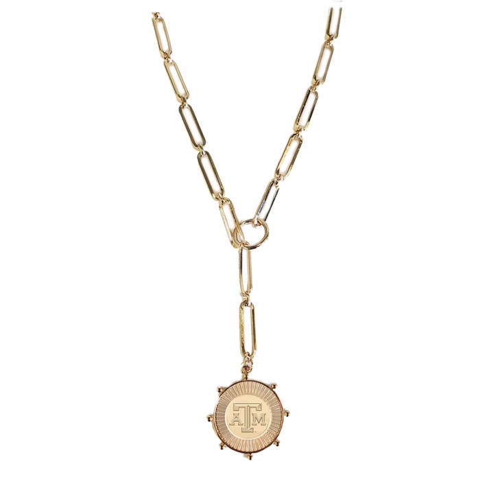 Texas A&M Aggies Gouda Necklace for wholesale by Shelby & Grace