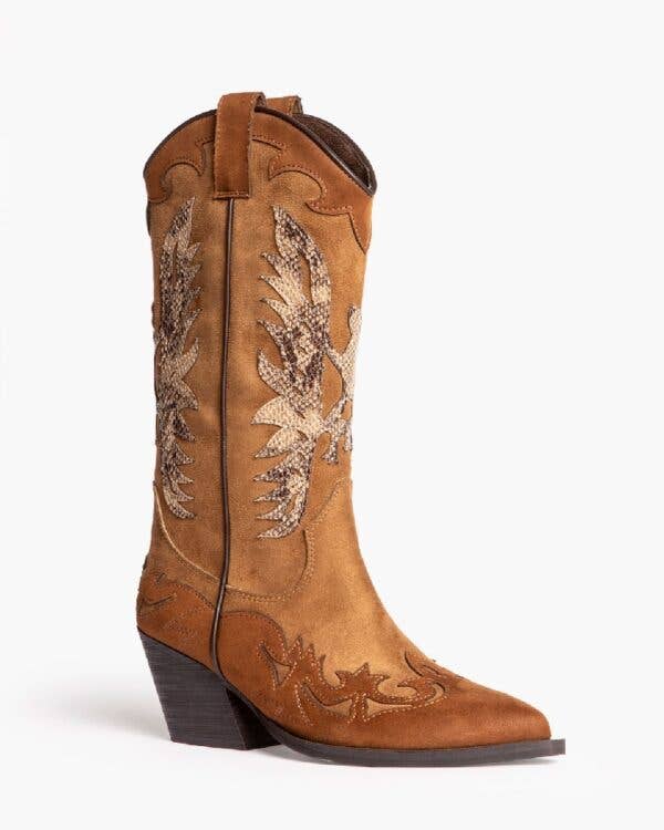 SWEET MAGIC MODA Y COMPLEMENTOS - Vente Bottes – femme - Bottes style cowboy en similicuir8