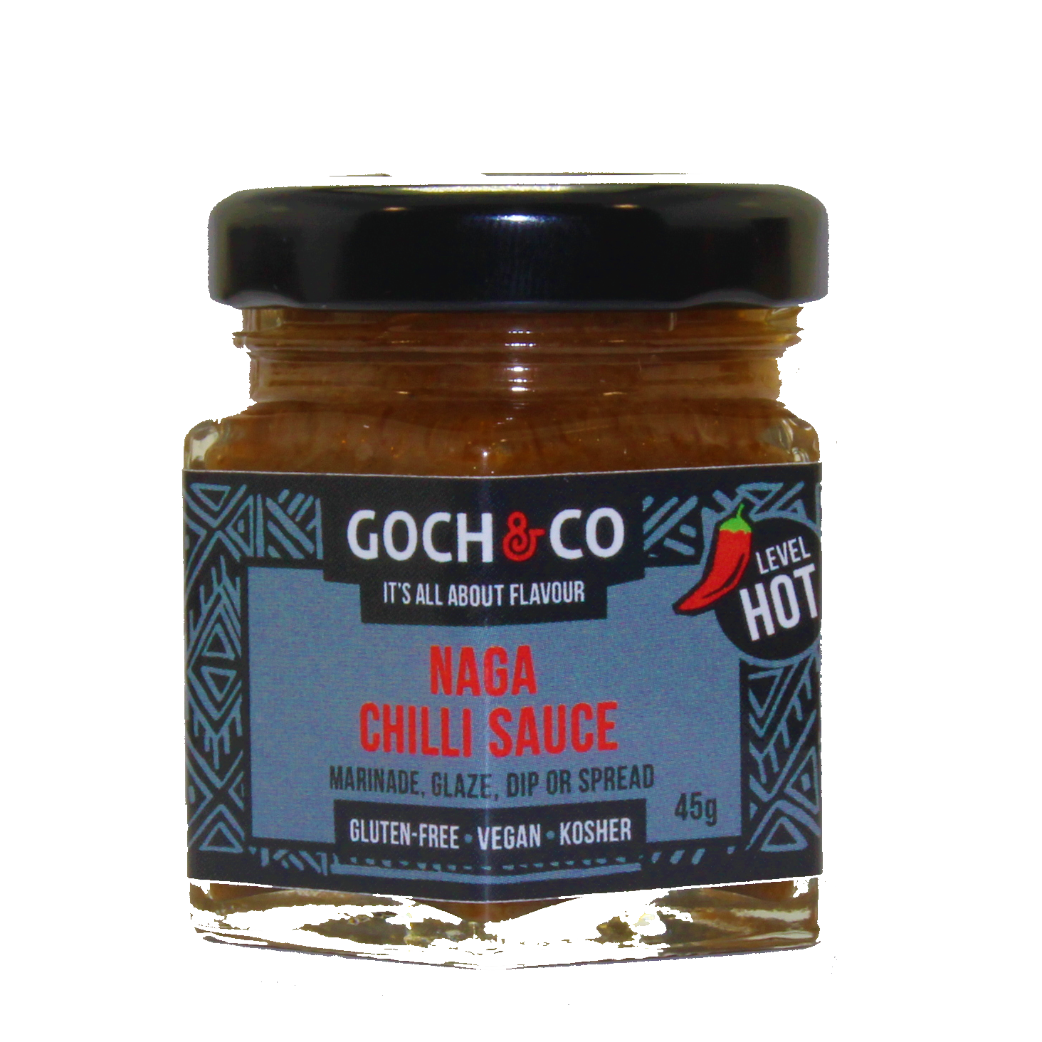 Goch & Co. - Vendita all'ingrosso Salse piccanti - Salsa al Peperoncino Naga1