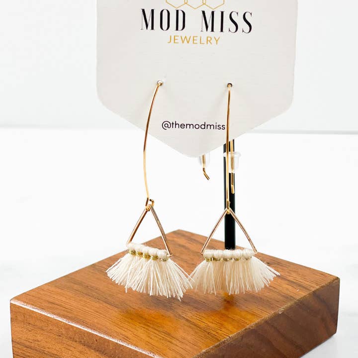 The Mod Miss – wholesale Tofsörhängen – Tofs Örhängen