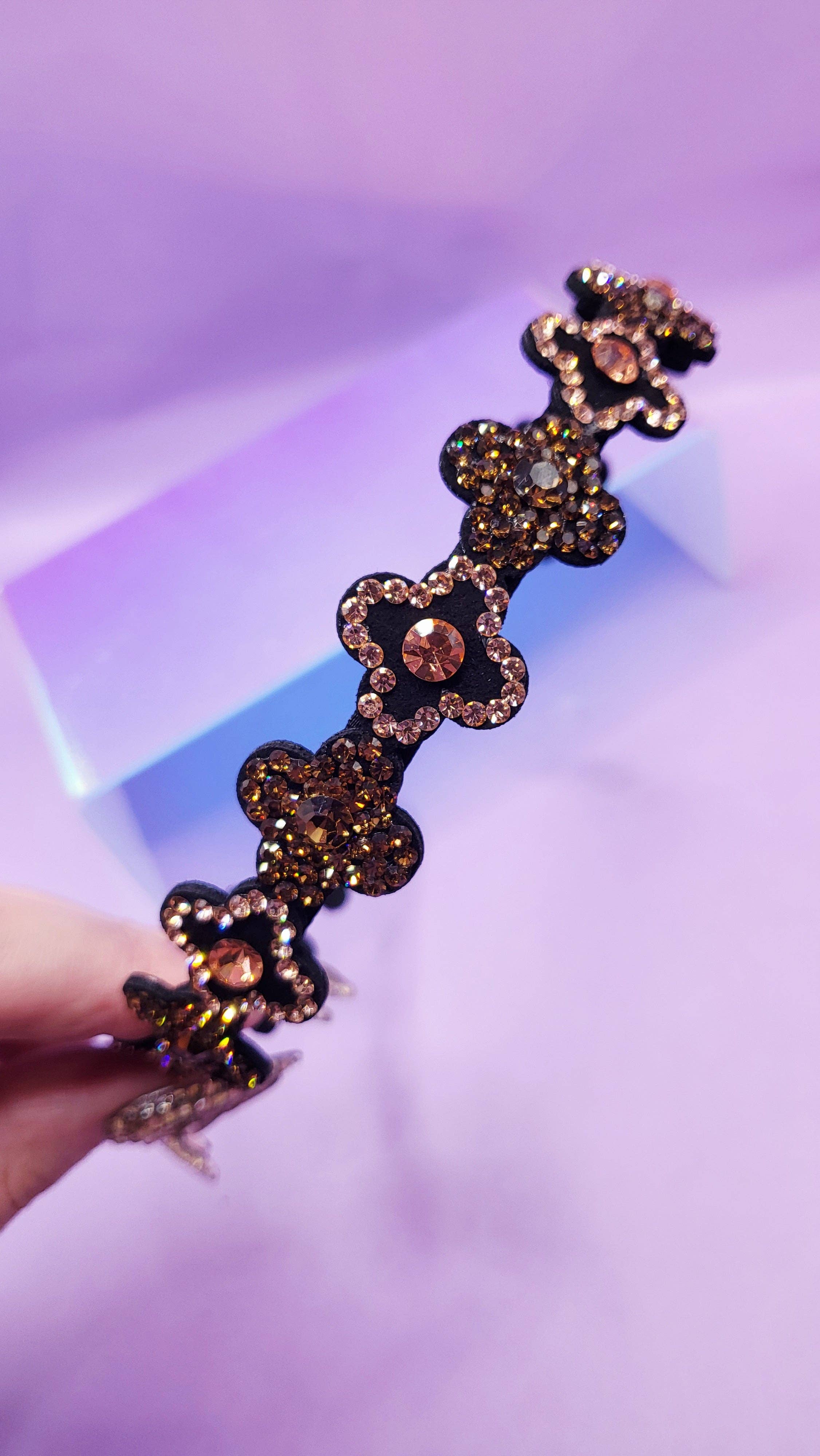 Arya Jewellery Wholesale - Wholesale Fashion Headband - Women's - Clover Crystal Hair band1