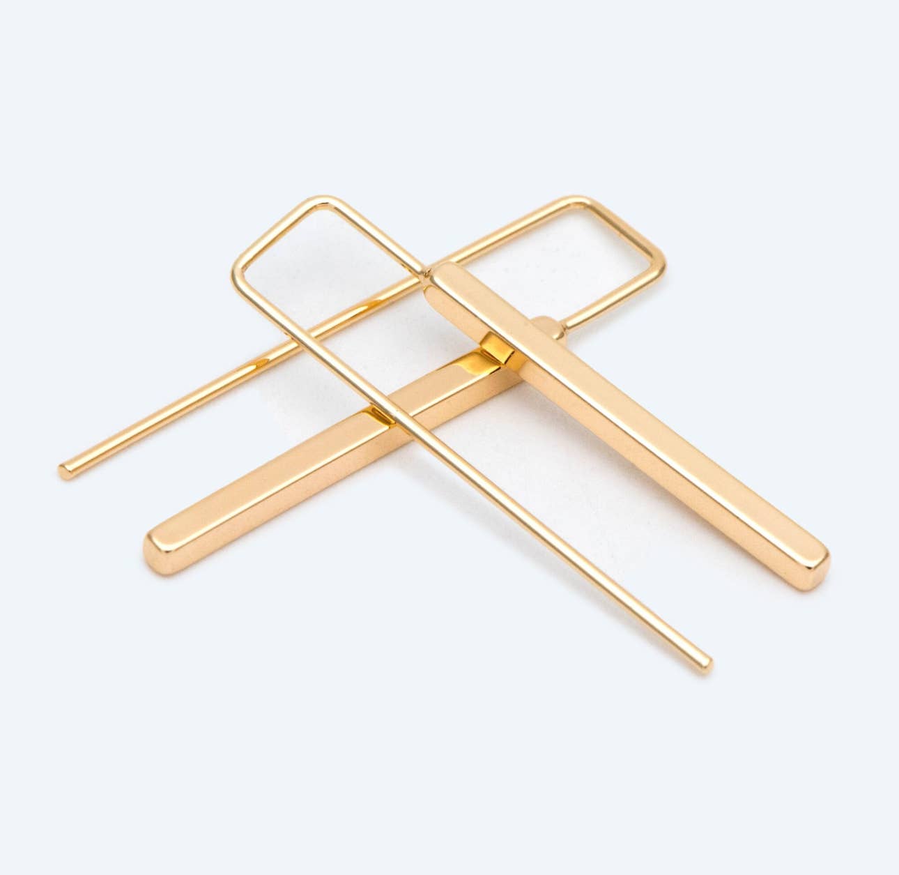 Bella Rey jewelry - Vendita all'ingrosso Orecchini a cerchio - Orecchini The Ellie placcati in oro2