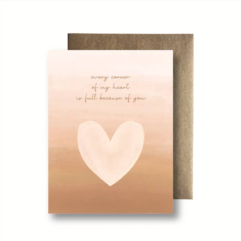 Maija Rebecca Hand Drawn - Wholesale Love Card - Full Heart