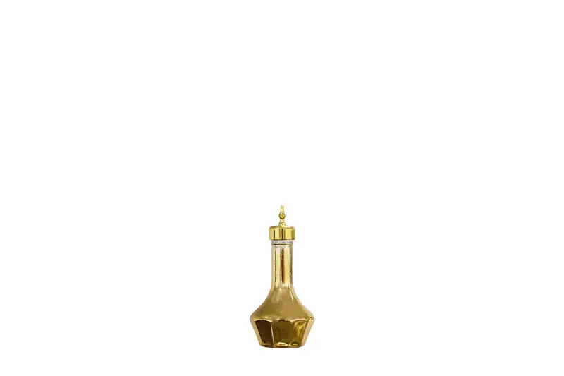 Hospitality Glass – wholesale Bar tool – Threaded 2 oz. Gold Bitters Bottle0