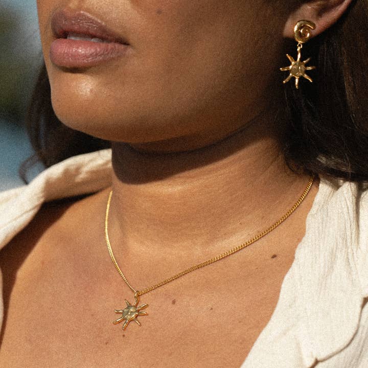 Rauw Jewelry - Wholesale Pendant/Charm Necklace - Soleilseeker / Chain