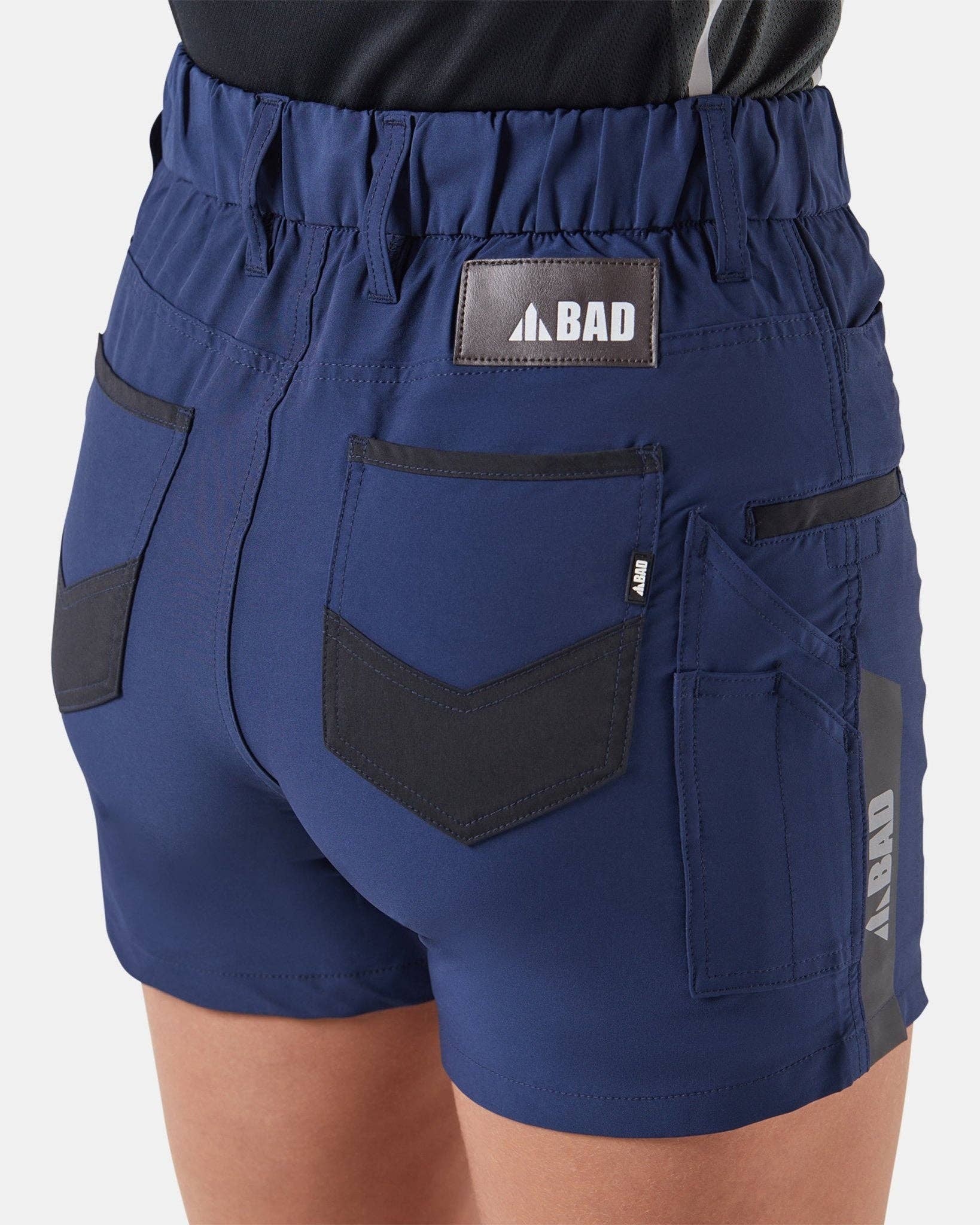 BAD WORKWEAR - Wholesale Shorts - Women's - BAD WOMENS NEXT™ WATERPROOF ELASTIC WAIST SHORT SHORTS11