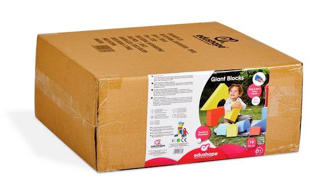 Edushape – wholesale Blocks – Kids & baby – Edushape Giant Foam Blocks - 16 Pieces3