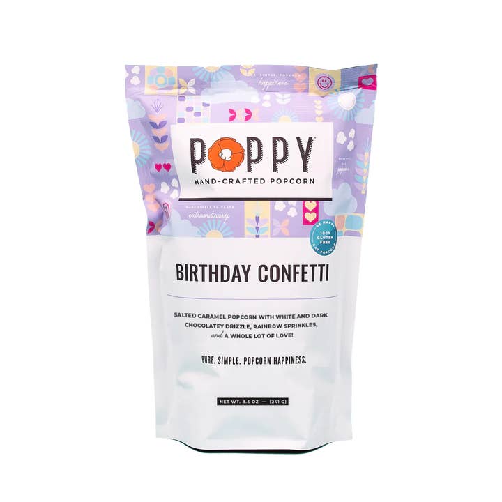 Poppy Hand-Crafted Popcorn - Wholesale Popcorn - Birthday Confetti Popcorn1