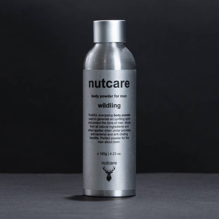 nutcare wildling - mens body powder for wholesale by nutcare Australia
