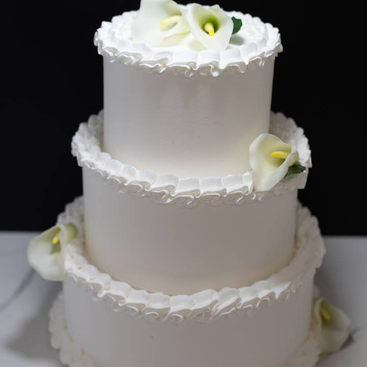 Just Dough It! Fake Foods – wholesale Decorative tabletop object – Fake 3 Tier Wedding Cake
