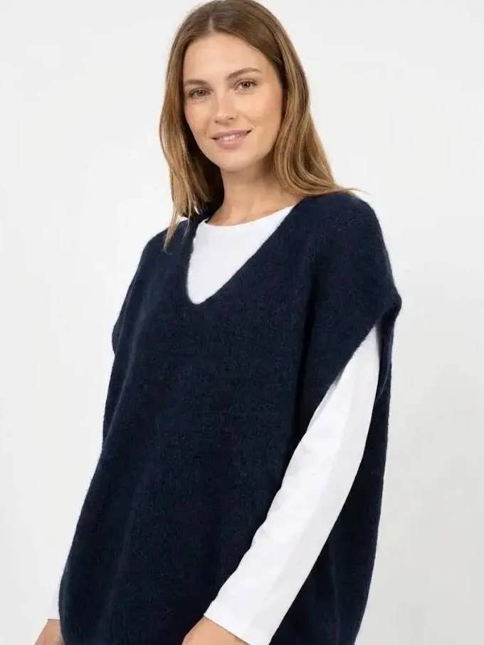 Sleeveless Oversized Alpaca Sweater @25851_PulSMAlpaca for wholesale by Mimi & Gogo