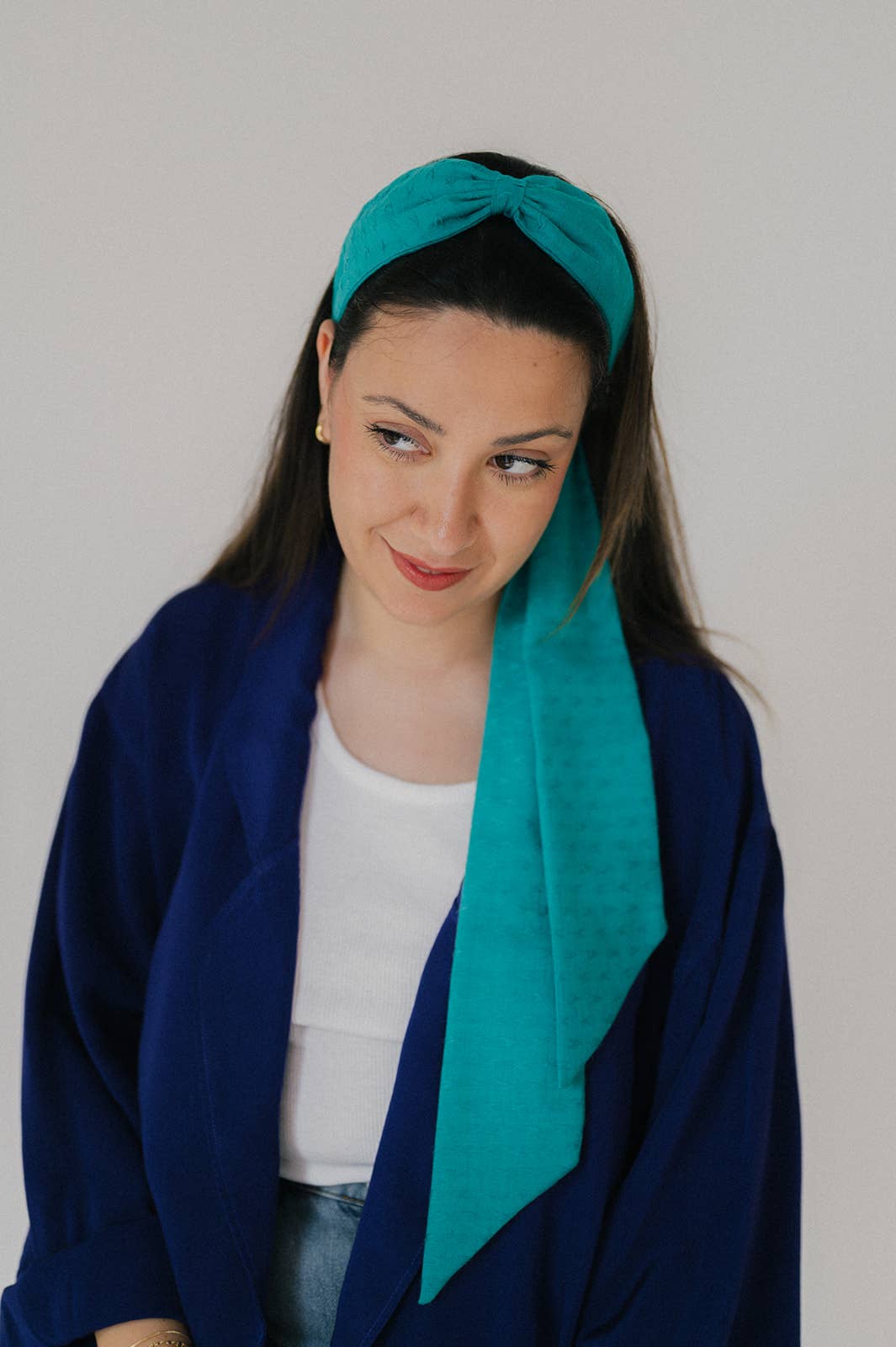 Nuevemi - Wholesale Fashion Headband - Women's - Headband - Turquoise Bow Turban