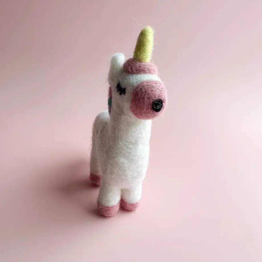 Sewing Seeds Play - Wholesale Decorative Tabletop Object - One Felt Unicorn1