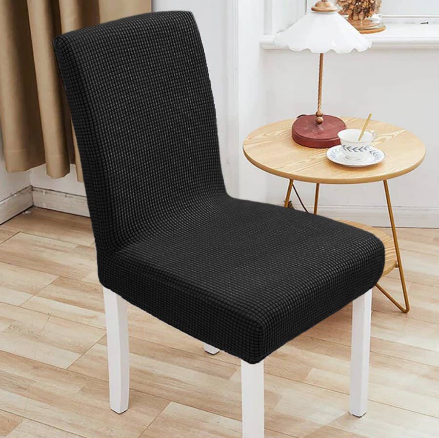 home mart goods - Vente Housses de chaise/canapé - Ensemble de 2 housses extensibles pour chaise de salle à manger, cuisine, bureau22